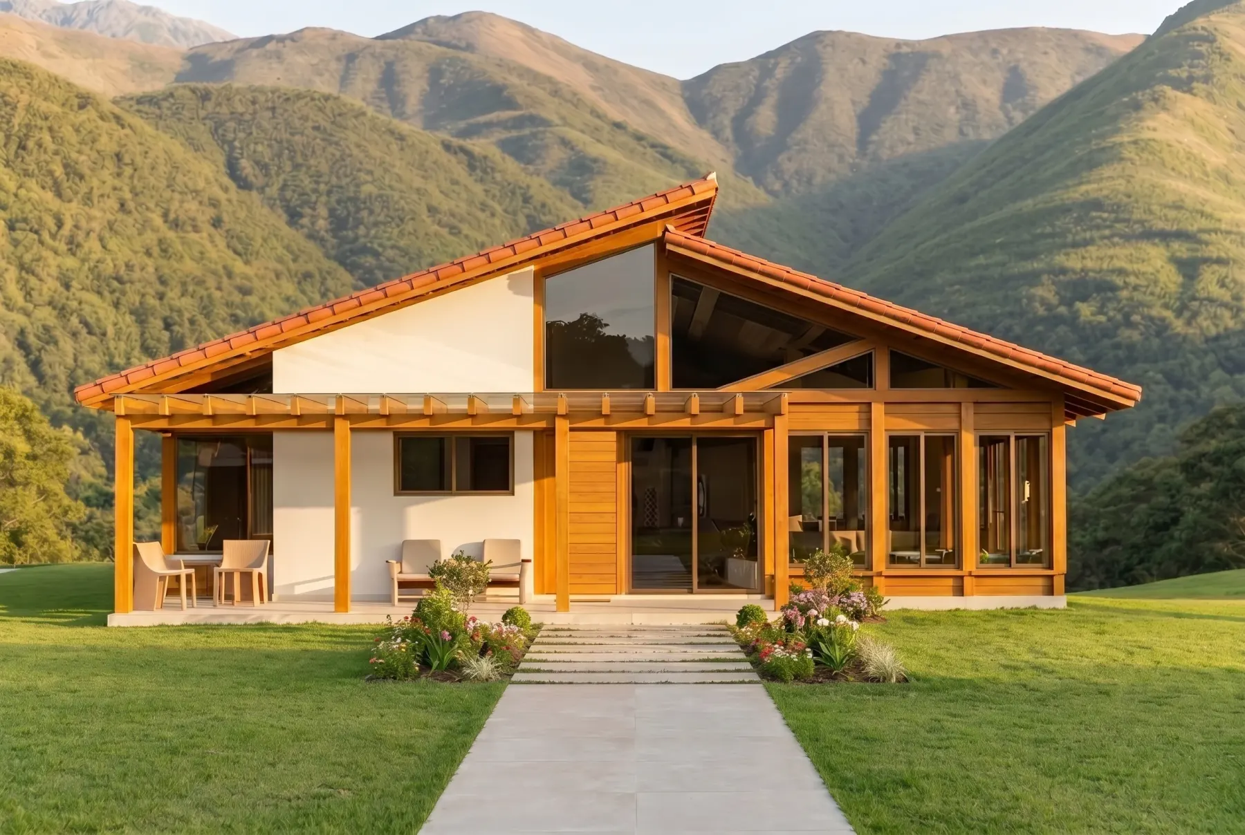 Casa 76,00m² com Dois Quartos, Espaço Gourmet e Pergolado