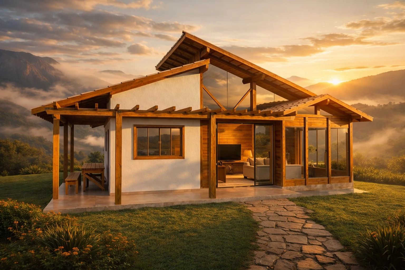 Casa 83,50m² com 1 Suíte e 1 Quarto