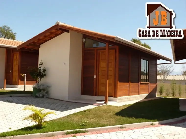 Fachada: Chalé Loft Suíte 28m² com Varanda e Cozinha