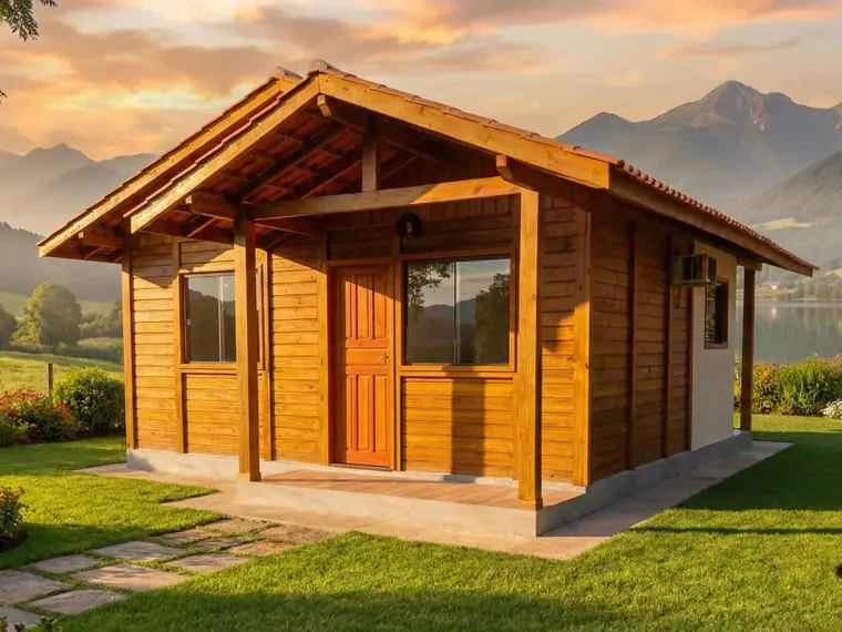 Fachada: Casa Térrea 48,00m² com 1 Suíte