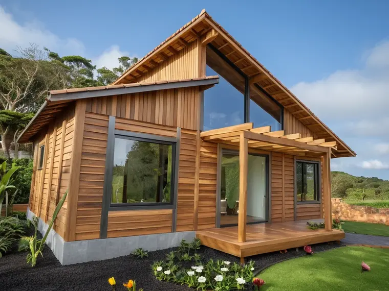 Fachada: Casa Térrea 52,75m² com 2 Dormitórios