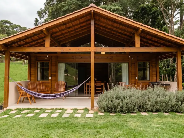 Fachada: Casa Térrea 68,25m² com 1 Suíte e 1 Quarto