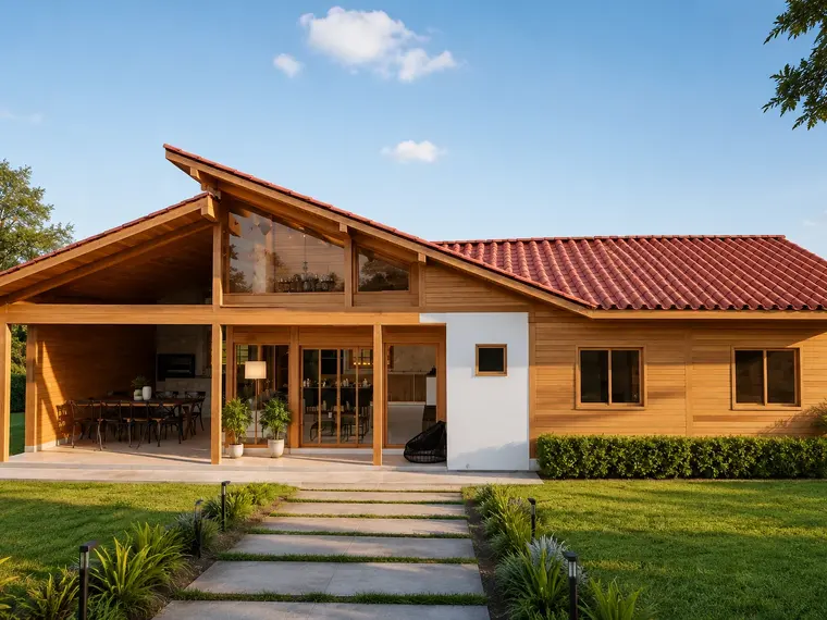 Fachada: Casa 120,00m² com 4 quartos