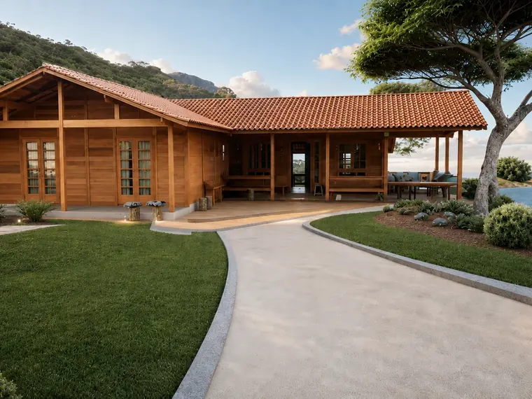 Fachada: Casa 142,00m² com 1 suíte e 2 quartos