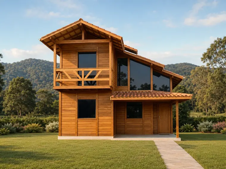 Fachada: Casa duplex 96,90m² com 1 suíte e 2 quartos