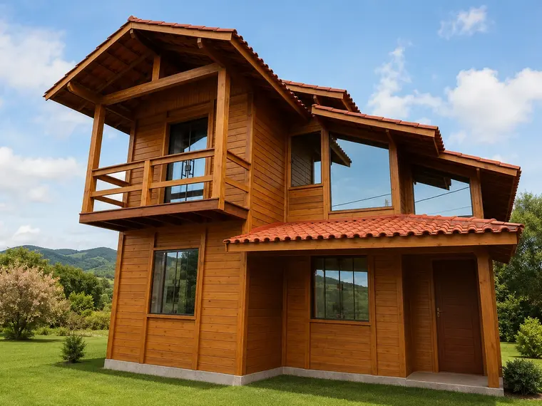 Fachada: Casa duplex 105,25m² com 1 suíte e 2 quartos