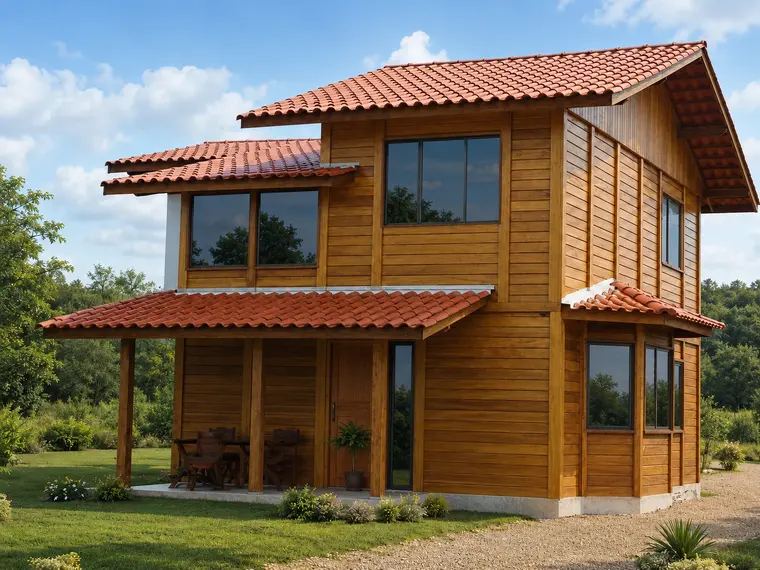 Fachada: Casa duplex 114,00m² com 3 quartos