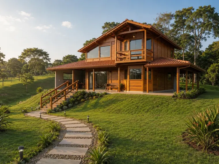 Fachada: Casa Duplex 175,00m² com 1 suíte e 2 quartos