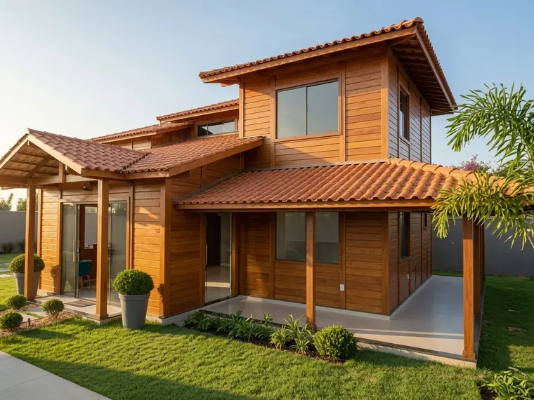 Fachada: Casa Duplex 176,40m² com 1 suíte e 2 quartos