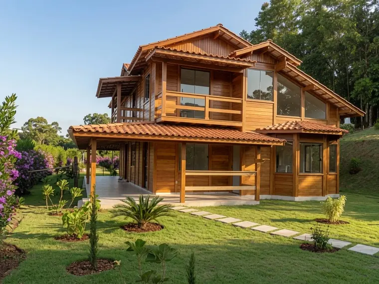 Fachada: Casa Duplex 178,00m² com 3 suítes e 1 quarto