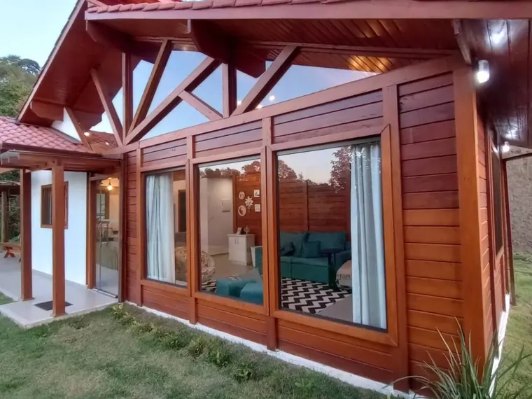 Fachada: Casa 136,00m² com 1 suíte