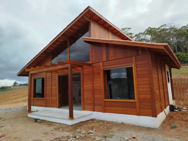 Fachada: Casa 49,80m² com 1 suíte e 1 quarto