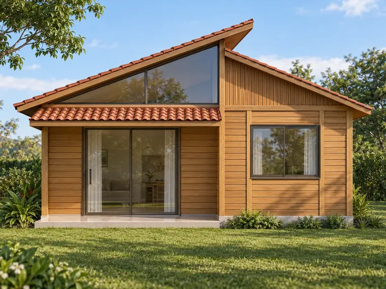 Fachada: Casa 49,00m² com 2 quartos