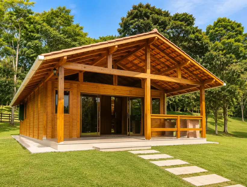 Casa de madeira para morar: o que muda quando o uso é diário