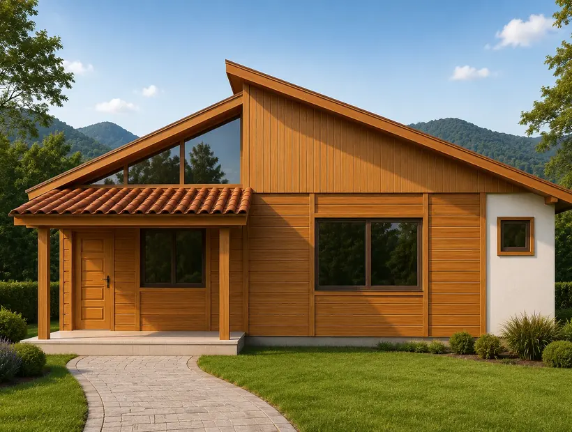 Parede de madeira, forro e acabamento: detalhes que mudam a casa