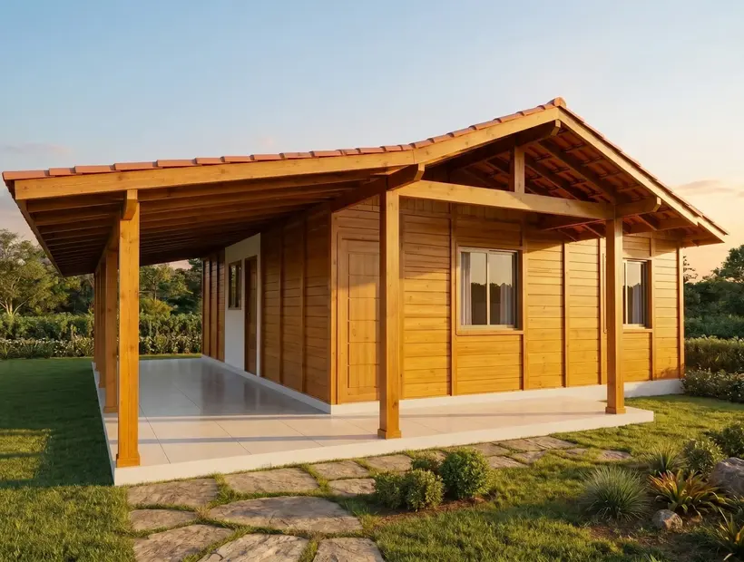 Casa de madeira para sítio: como alinhar conforto e manutenção