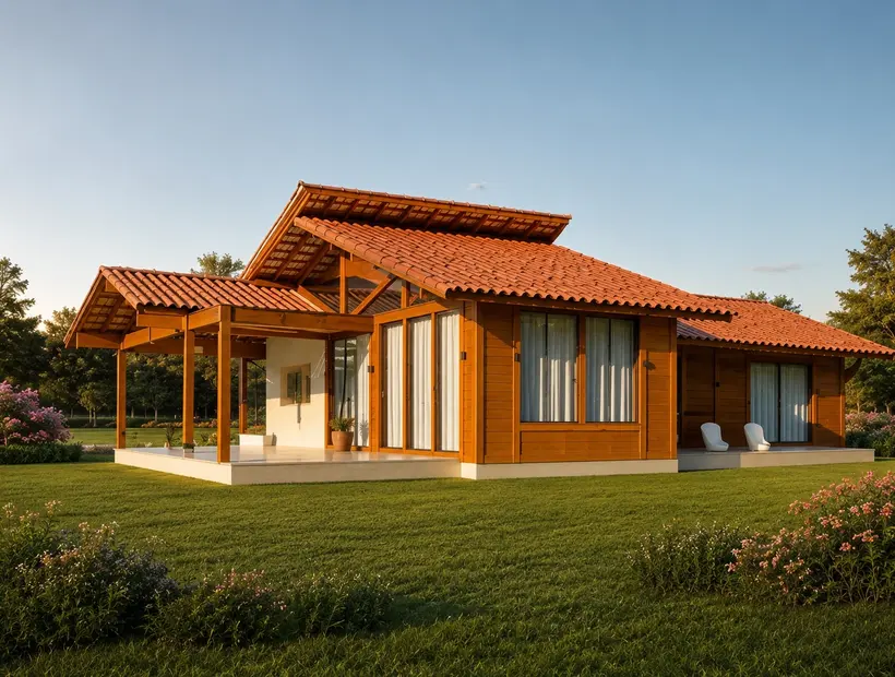 Casa de madeira para praia: escolha pensando em uso e ventilação
