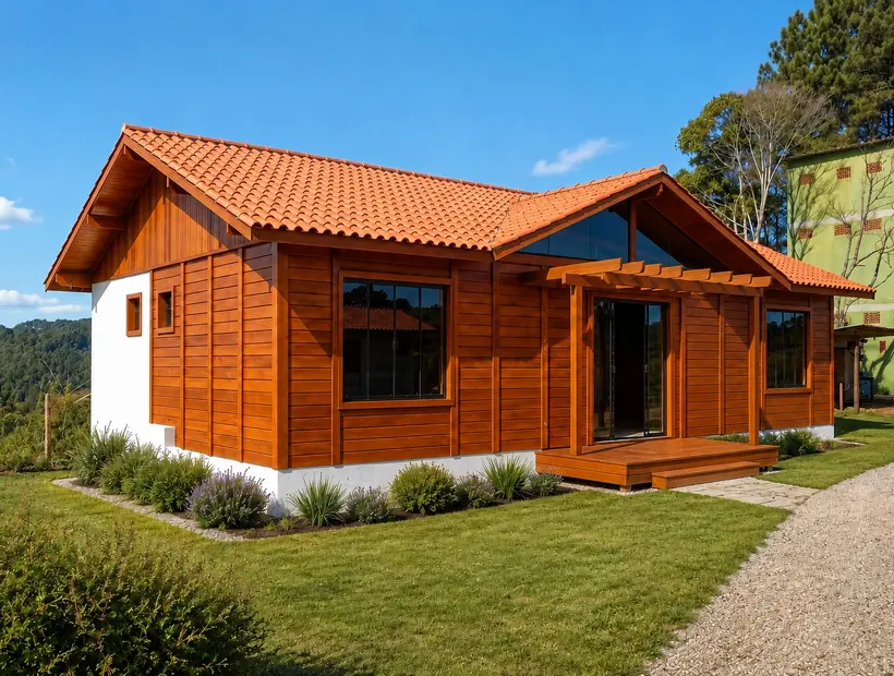 Como escolher uma casa de madeira para construir no ES