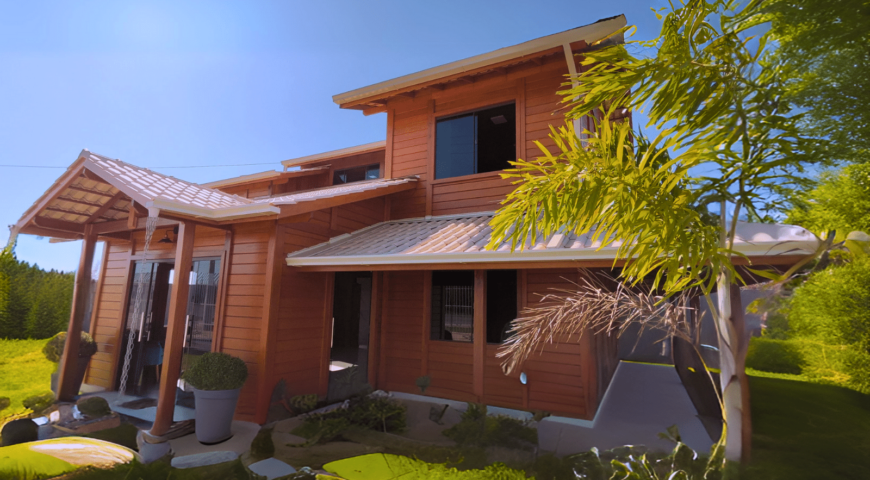 Casas de Madeira: Conectando com a Natureza e o Bem-Estar
