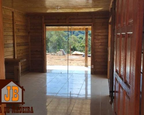 Casa Térrea de Madeira – Modelo Santa Teresa-ES – 100 m²
