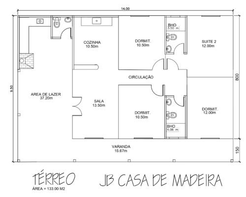 Casa de Madeira 133 m² – Iúna-ES