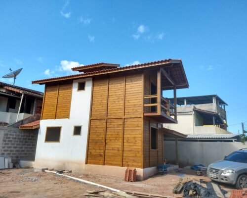 Duplex JB Casa de Madeira – Modelo Aracruz-ES – 106,10 m²